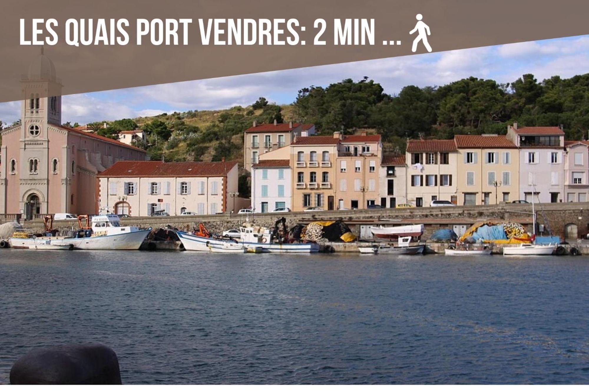 Apartment L'escapade, Port A 200m, Climatisation Et Balcon Port Vendres